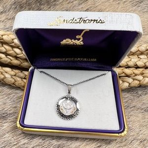 Landstrom's Black Hills Gold Sterling Silver 10k Gold Confirmation Necklace